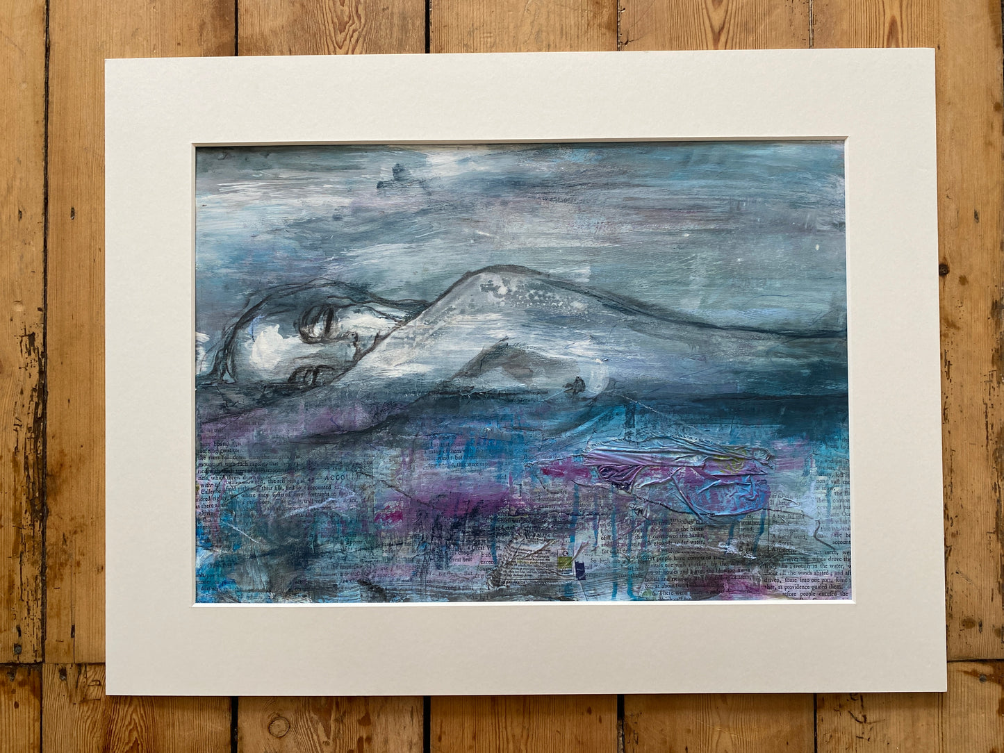 'terra' mixed media painting original
