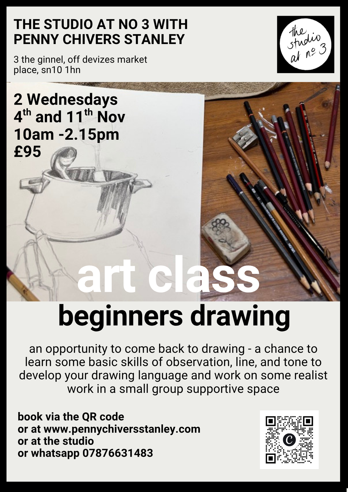 beginners drawing classes