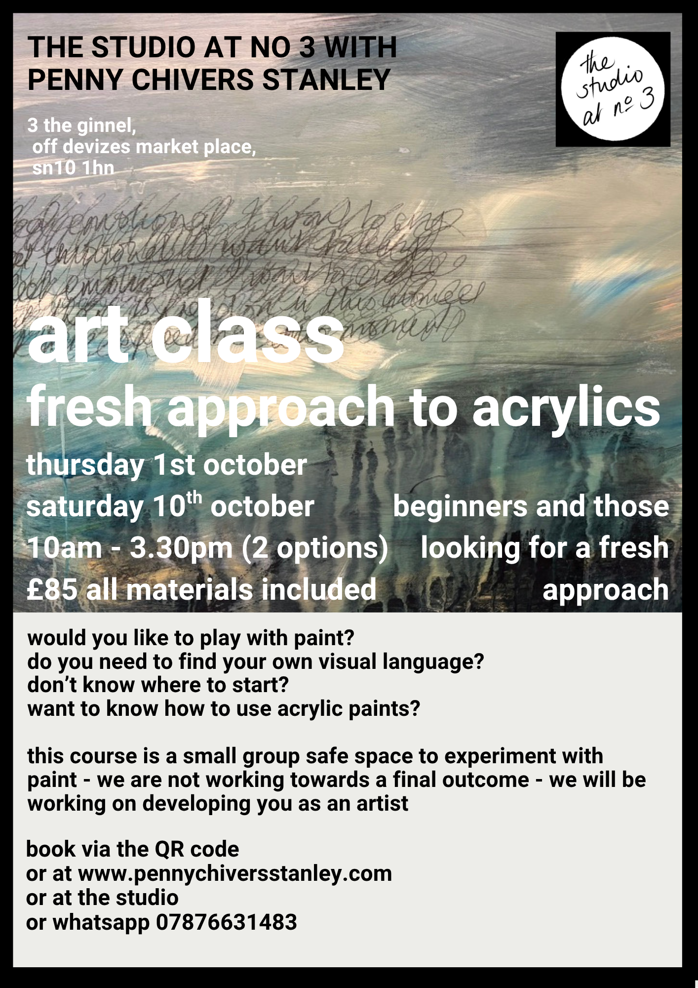 fresh approach to acrylics art class