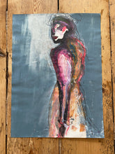 Load image into Gallery viewer, &#39;inner confidence&#39; mixed media painting framed
