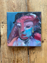 Load image into Gallery viewer, &#39;pensive&#39; oil and mixed media original
