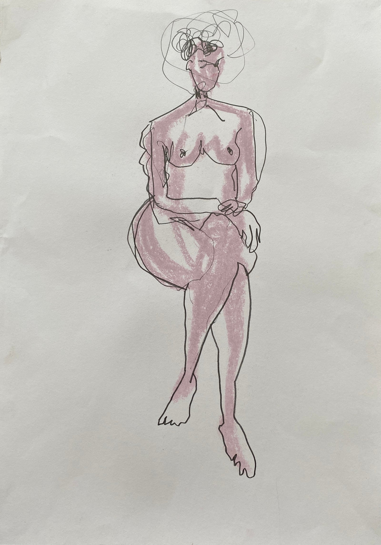 'pink line lady line' original