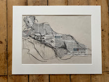 Load image into Gallery viewer, &#39;no work for me&#39; mixed media drawing original
