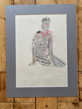 Load image into Gallery viewer, &#39;loneliness&#39; mixed media drawing
